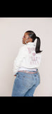 Baddies only varsity (white/pink)